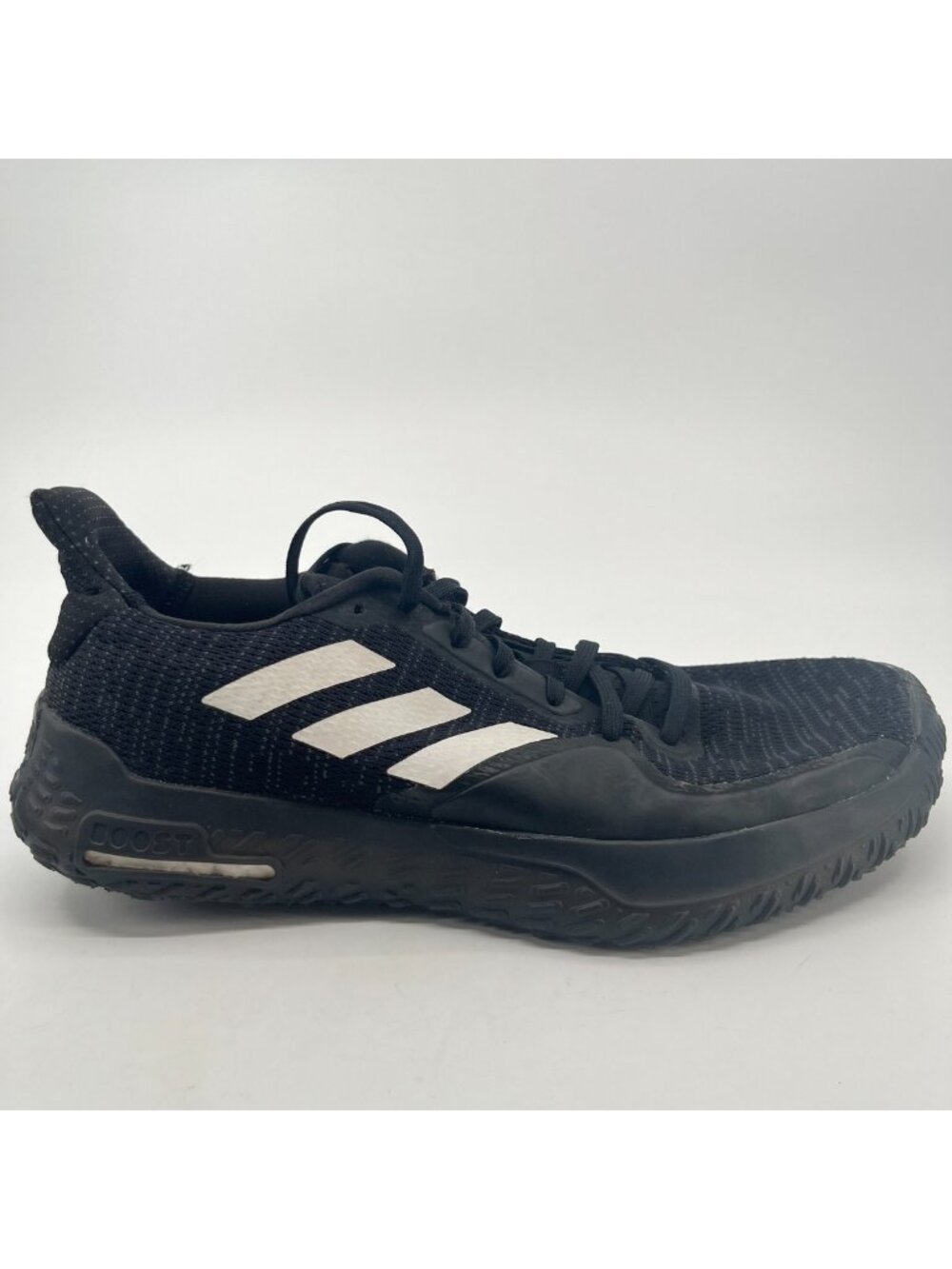 Adidas FitBoost Trainer Womens Size 9.5 Black Athletic Running Shoes Sneakers